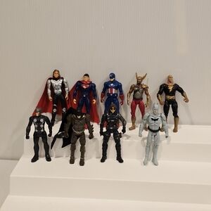 Marvel Universe DC Comics Spider-Man Batman Villains Action Figure Set